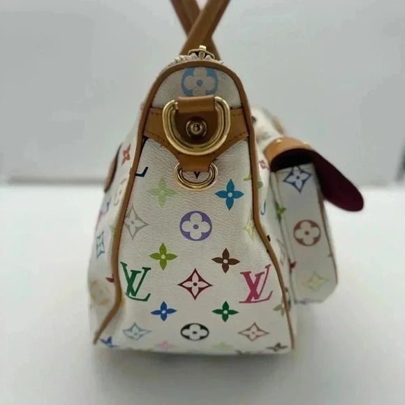 LOUIS VUITTON RITA WHITE MULTI COLOR MONOGRAM Murakami w/ 🆓 ENTRUPY - Picture 6 of 17